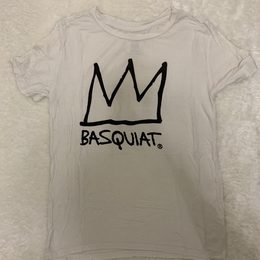 Basquiat white tshirt